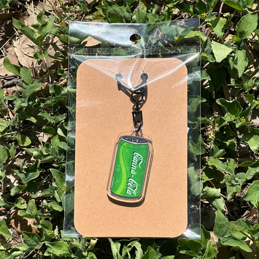 Canna-cola keychain